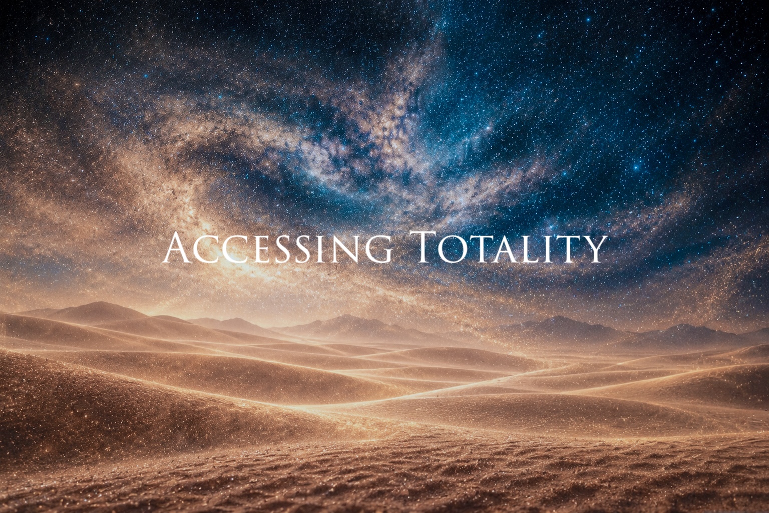 Our relationship with Totality Our relationship with Totality